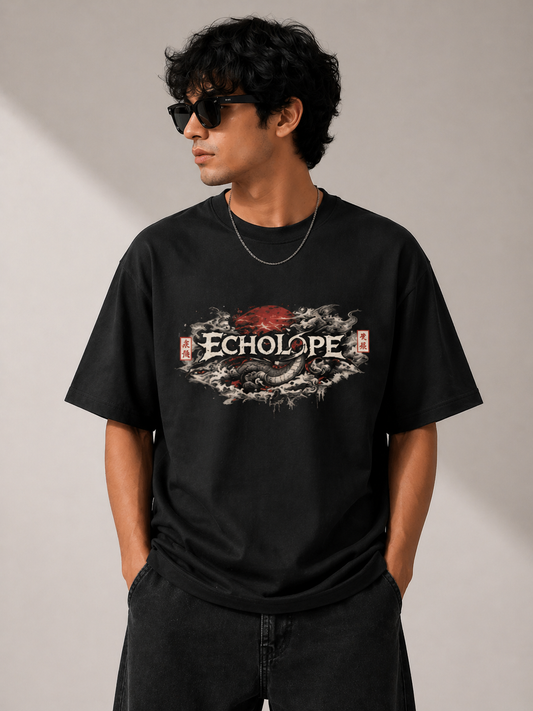 “Dragon Reborn Oversized Streetwear T-Shirt”